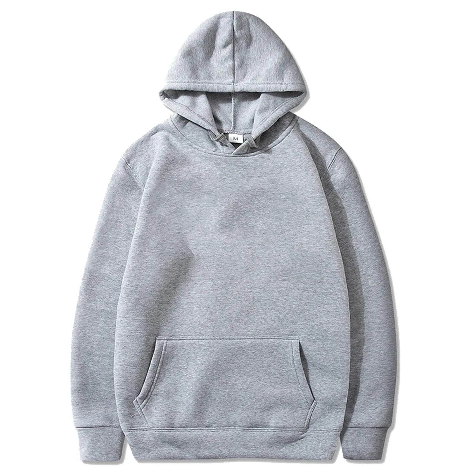 Men's Oversized Fleece Hoodie - Casual Pullover