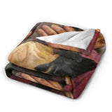 Cristo Jesus Flannel Blanket - Warm Bedding Throw