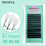 MIOFIA 3D 4D 5D Eyelash Extension Natural Soft Premade Fans