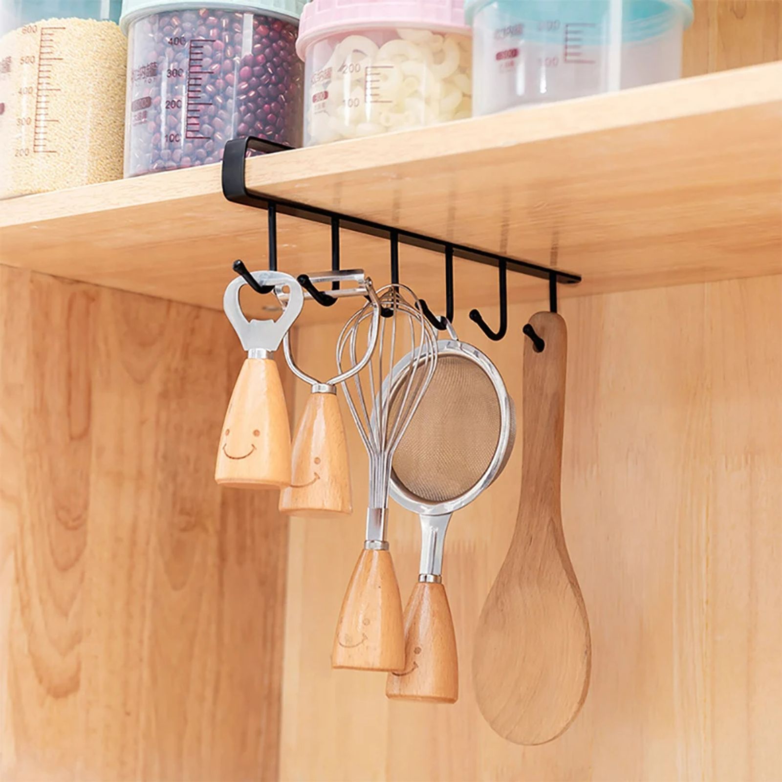 Multifunctional 6 Hook Coffee Mug Holder