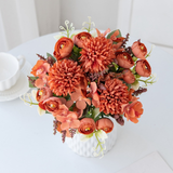Artificial Rose Hydrangea Bouquet for Home and Events