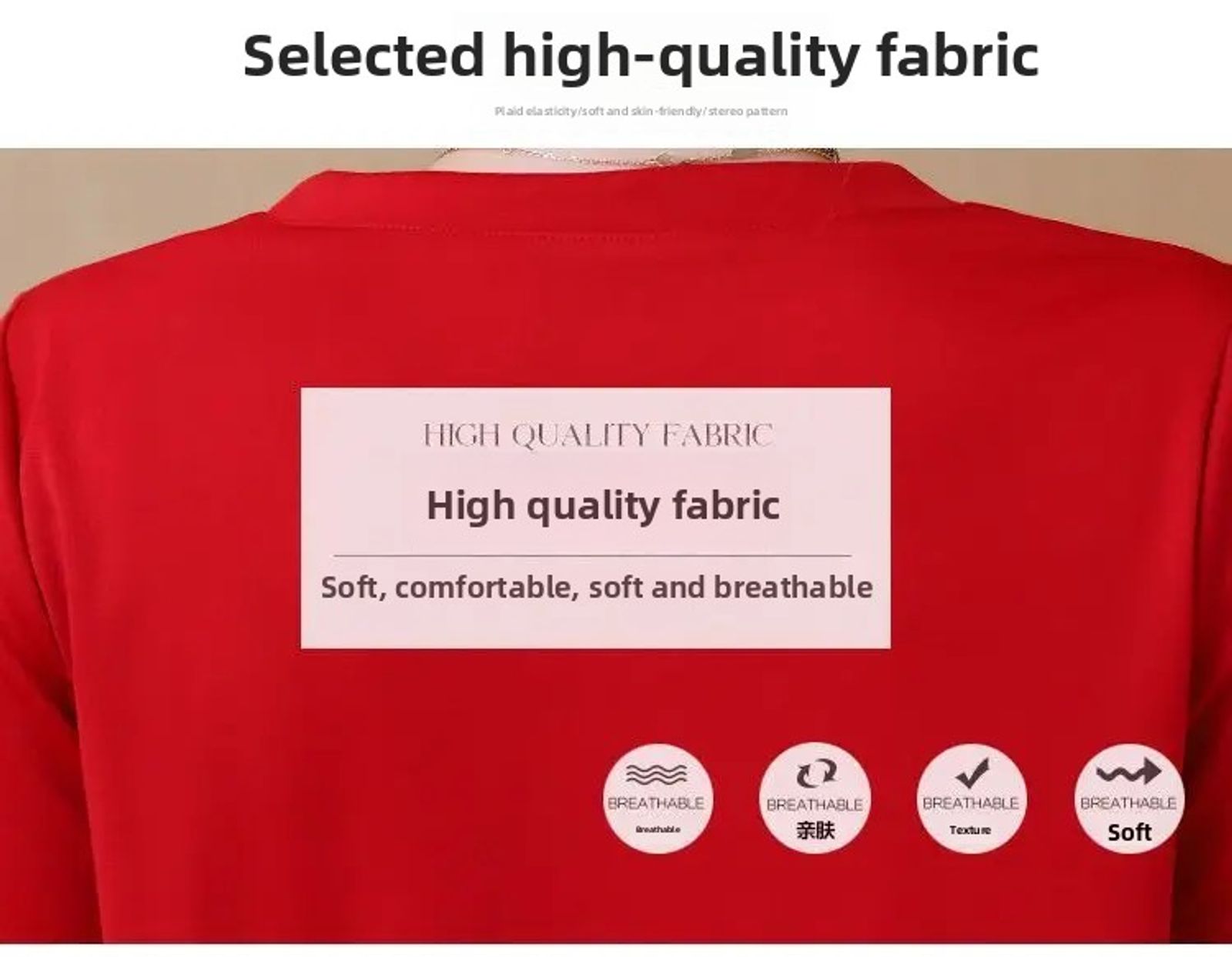 Plus Size Women's Long Sleeve T-Shirt Dress