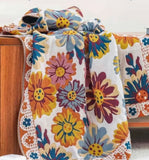 Pure Cotton Floral Towel Blanket