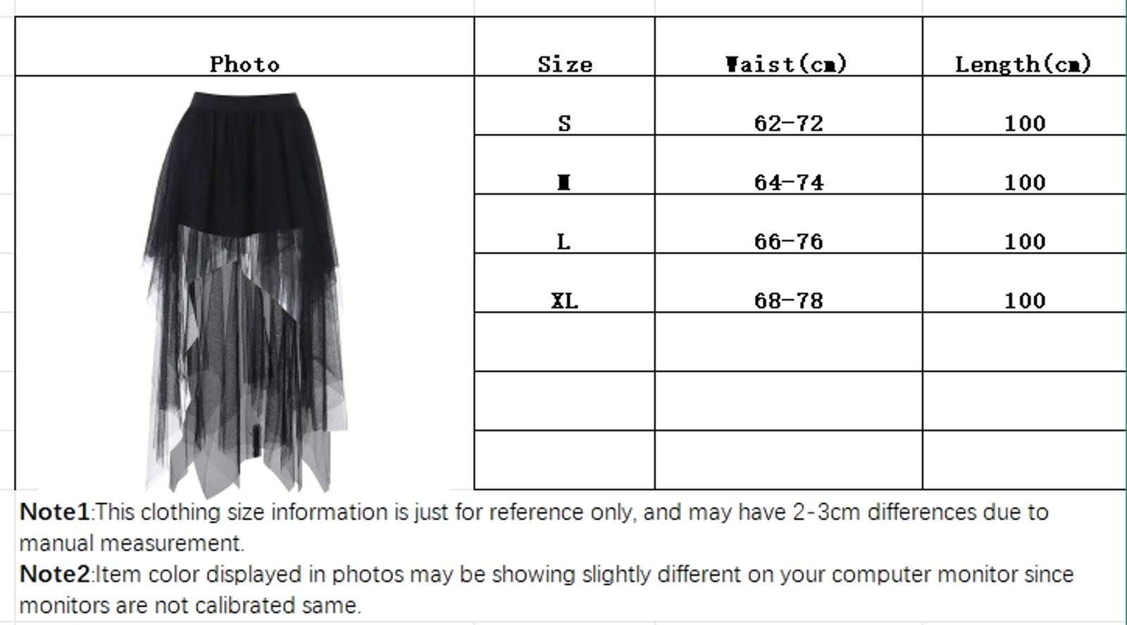 High-Waisted Irregular Skirt for Women - Gothic Style