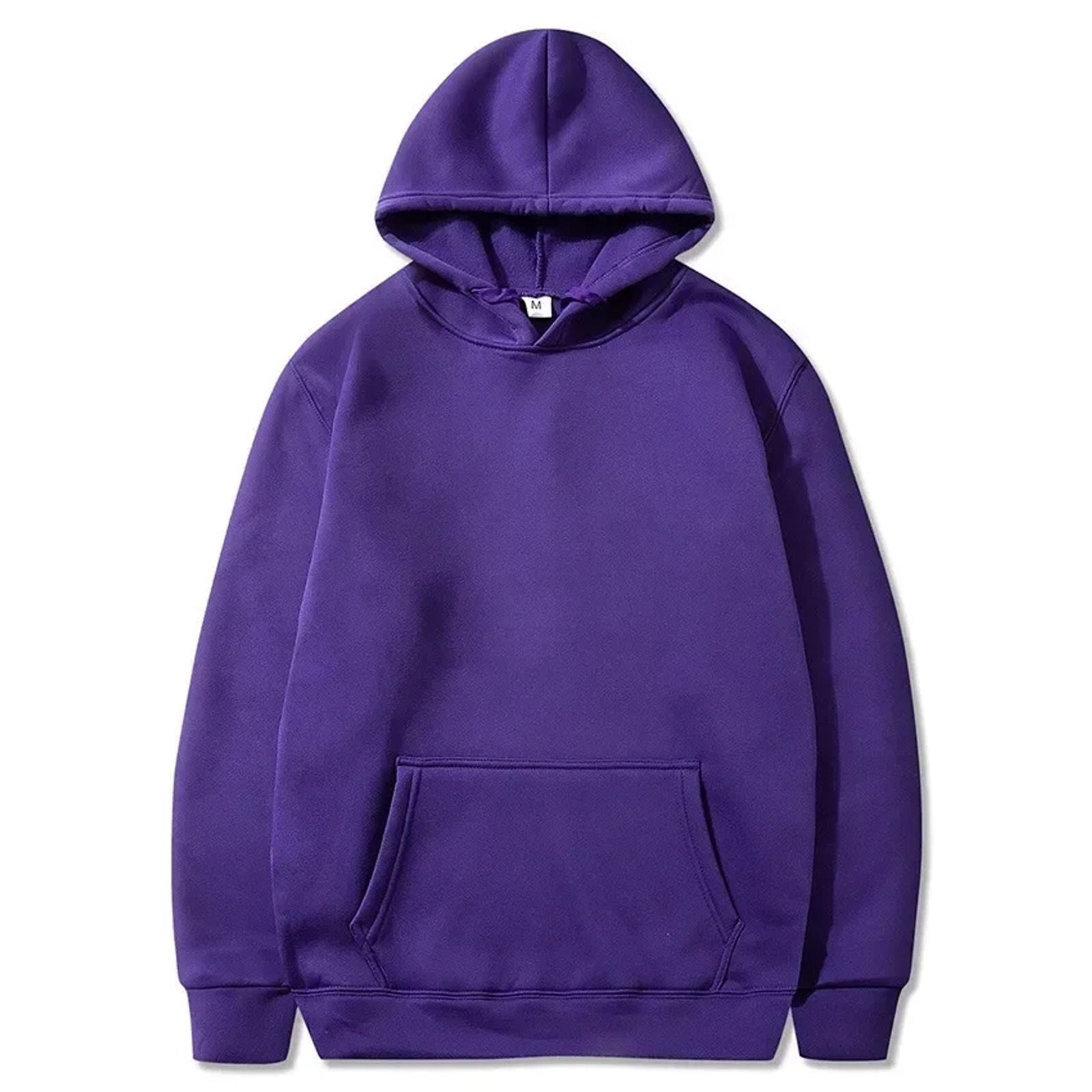 Men's and Women's Hooded Solid Color Sweatshirt