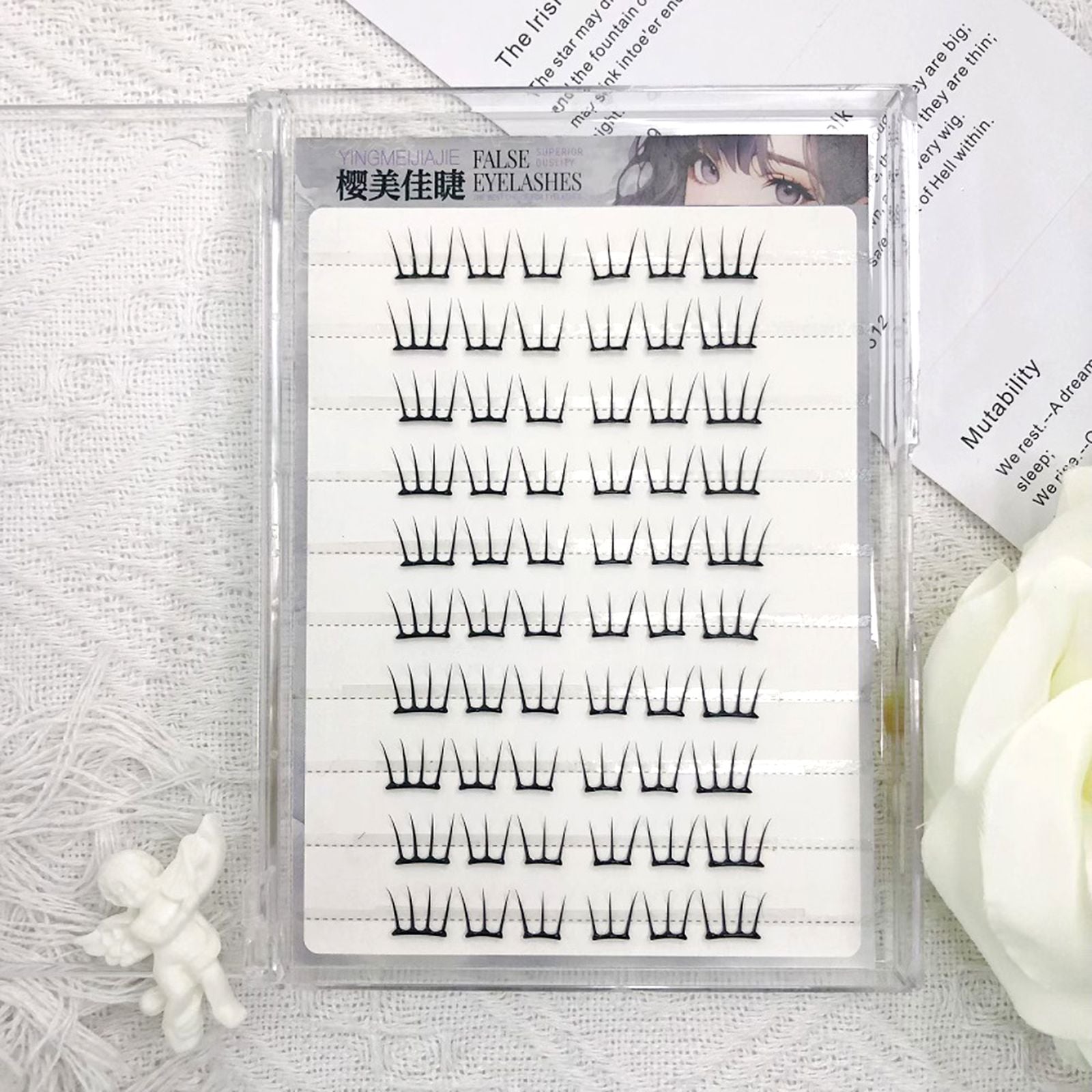 Korean Style Glue-Free Natural Long False Eyelash Extensions