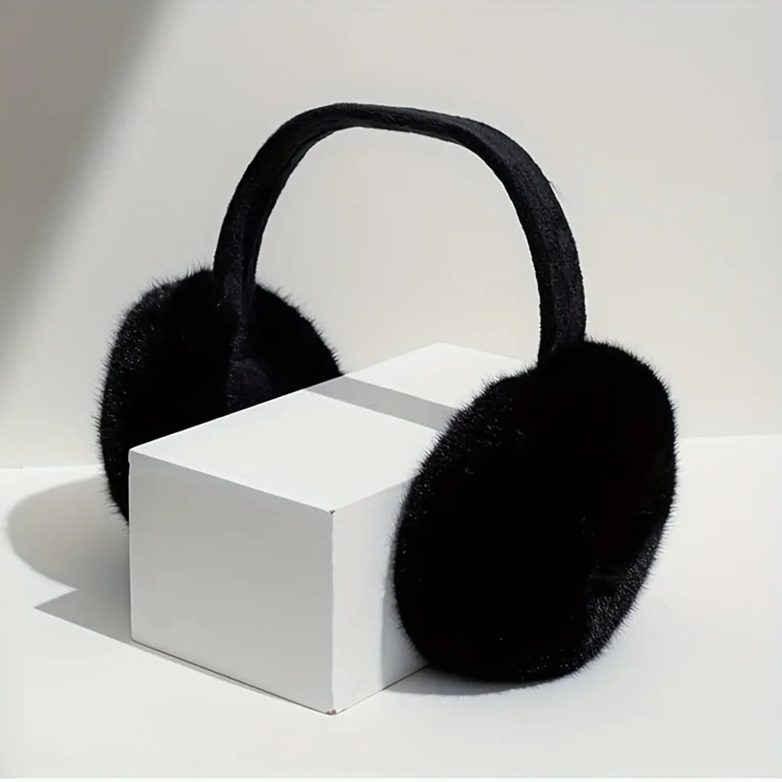 Solid Soft Plush Ear Warmers for Winter