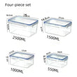 Sealed Rectangular Refrigerator Storage Box with Lid