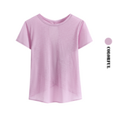 Women's Thin Summer Sweatshirt - Quick Dry Open Back Top