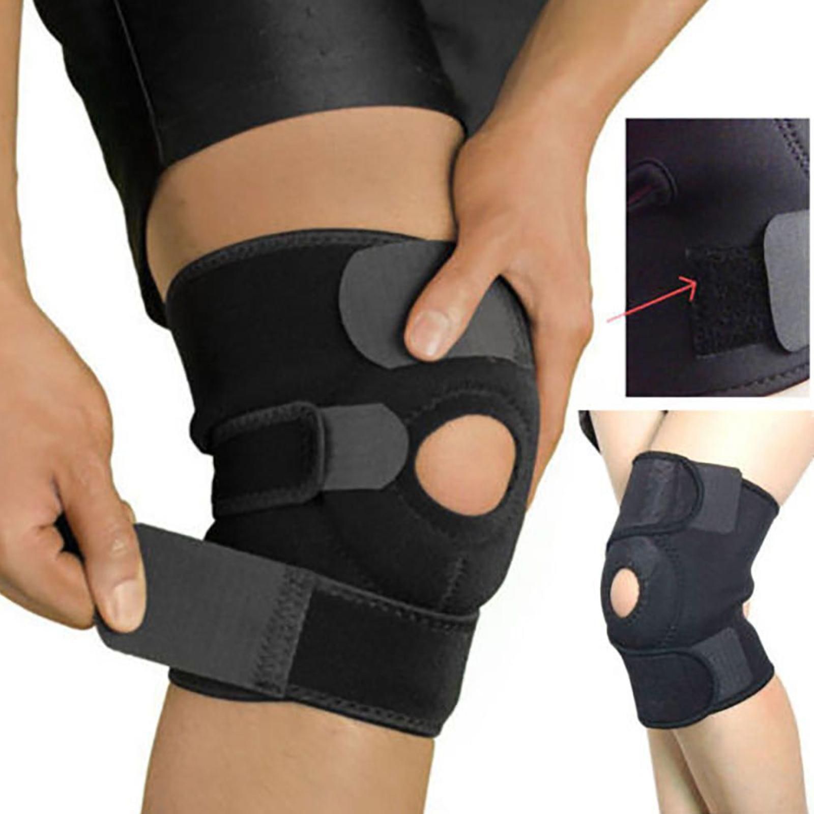 Adjustable Open Patella Knee Brace Support Sleeve