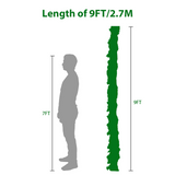 270cm Artificial Christmas Wreath Rattan Garland