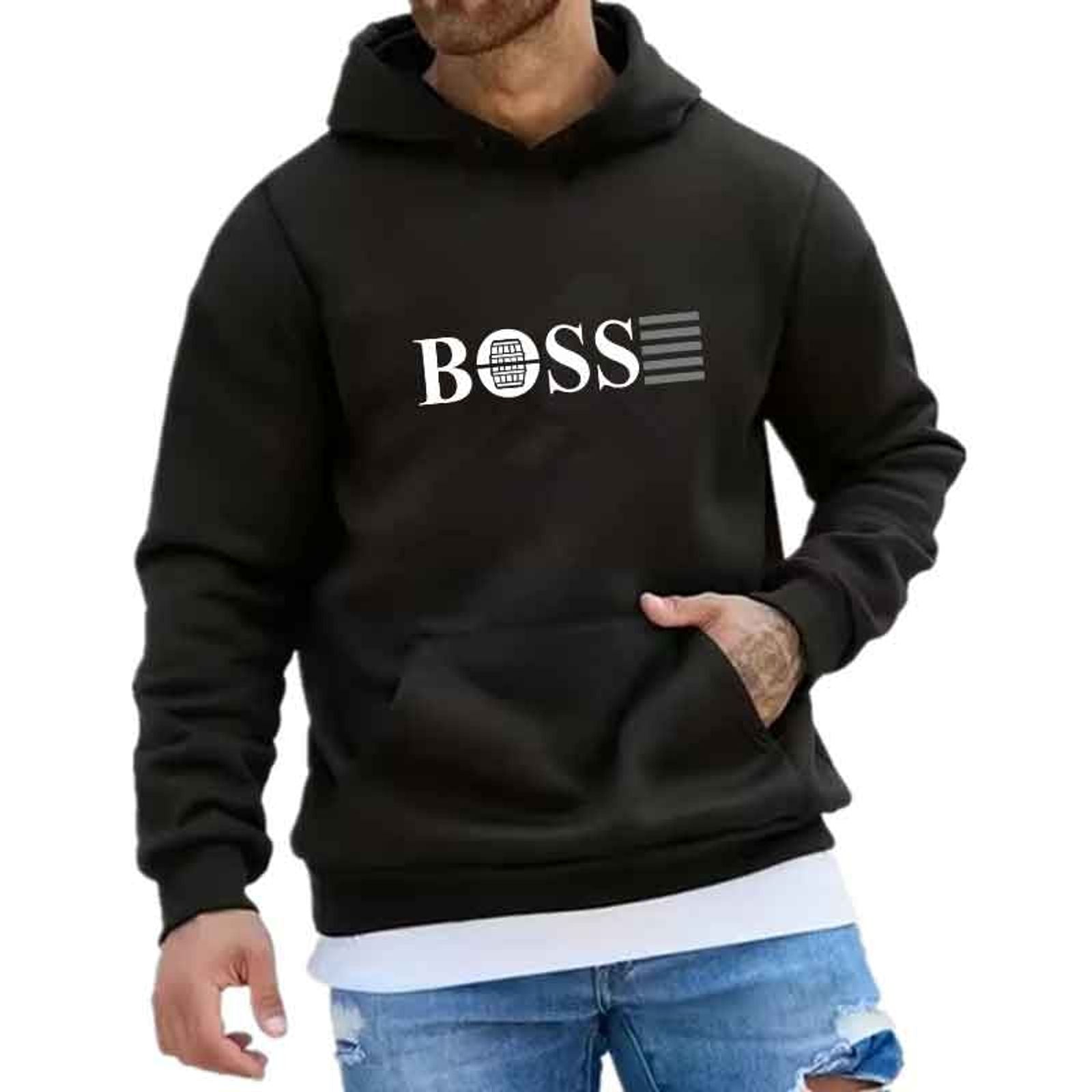 Men's Outdoor Sports Jogging Hoodie - Casual Pullover