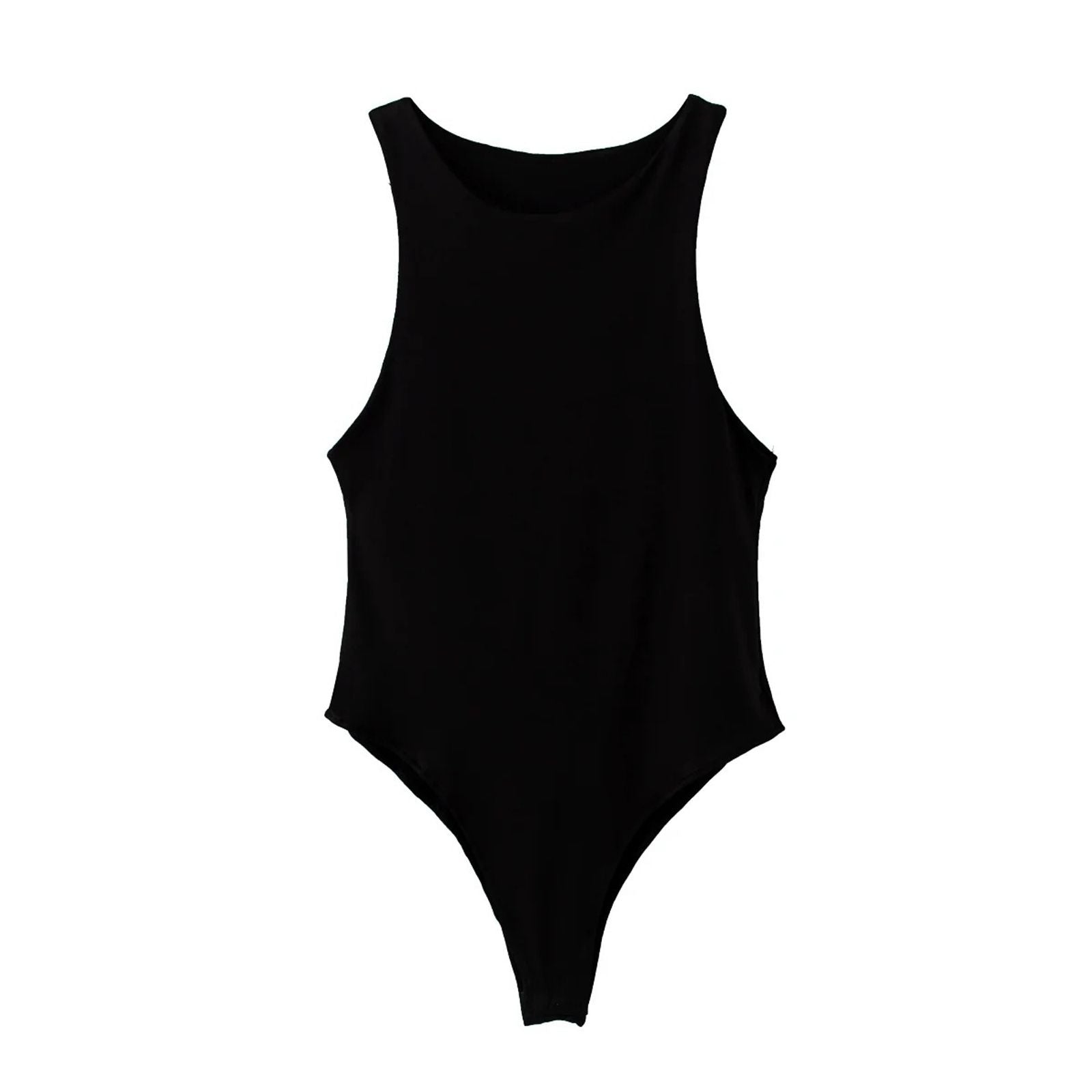 Summer Solid Bodycon Bodysuits for Women