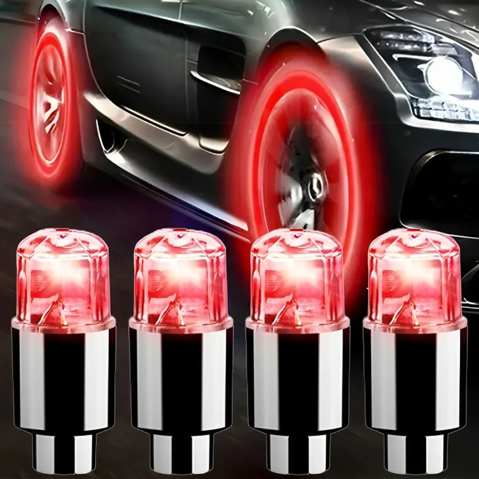 Universal LED Tire Lights for Cars and Bicycles