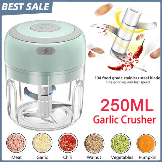 Powerful Mini Electric Garlic Chopper