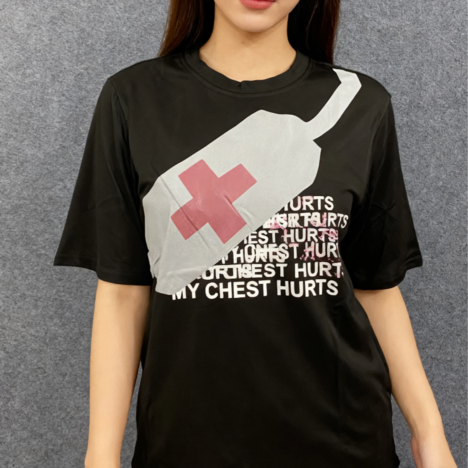 Summer High Street Sports Round Neck Casual T-Shirt