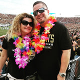 Hawaiian Flower Wreath Necklace - Tropical Party Decor