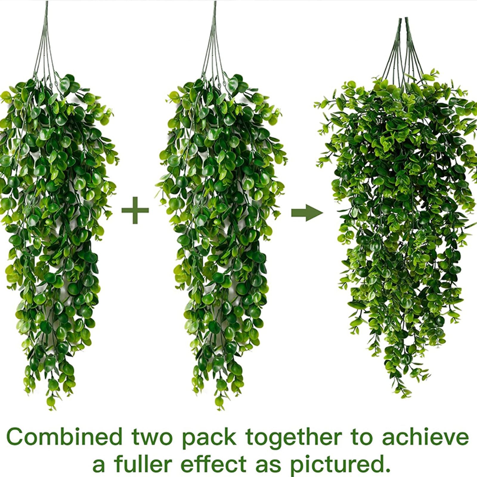 Artificial Eucalyptus Vine - UV Resistant Hanging Greenery