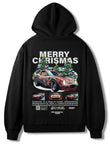 Christmas Tree Print Hooded Sweatshirt for Men & Women