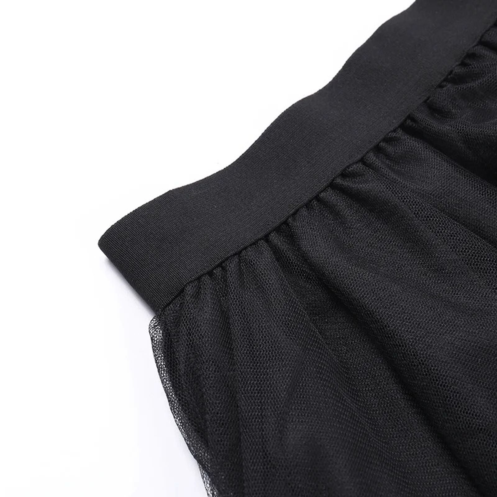 High-Waisted Irregular Skirt for Women - Gothic Style