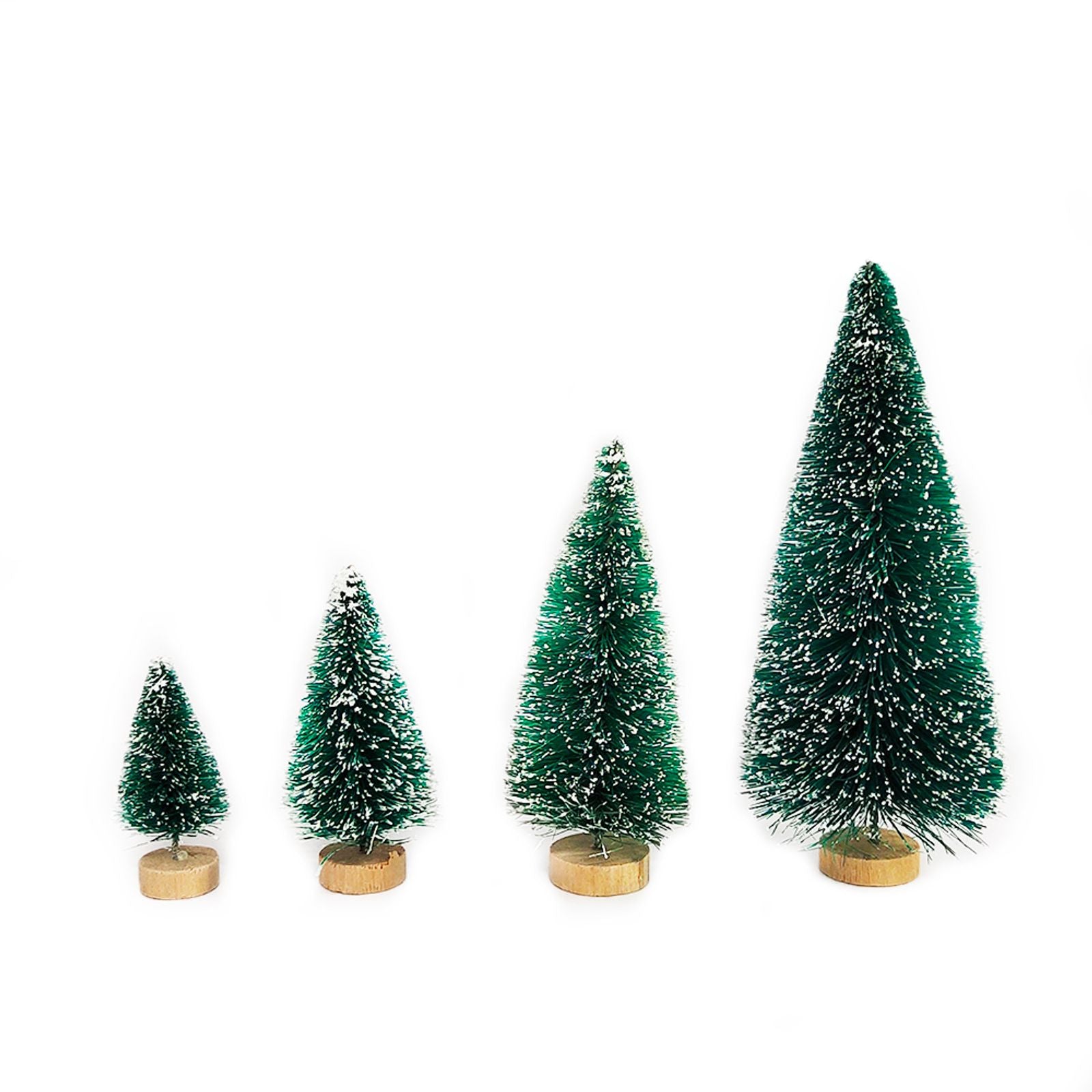 Mini Christmas Tree Ornament Set - 5/8pcs Decorative Cedar Pine
