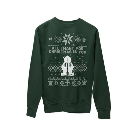 All I Want for Christmas Is You Catholic Christmas Hoody