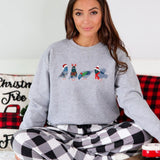 Christmas Pigeon Sweatshirt - Funny Bird Lover Gift