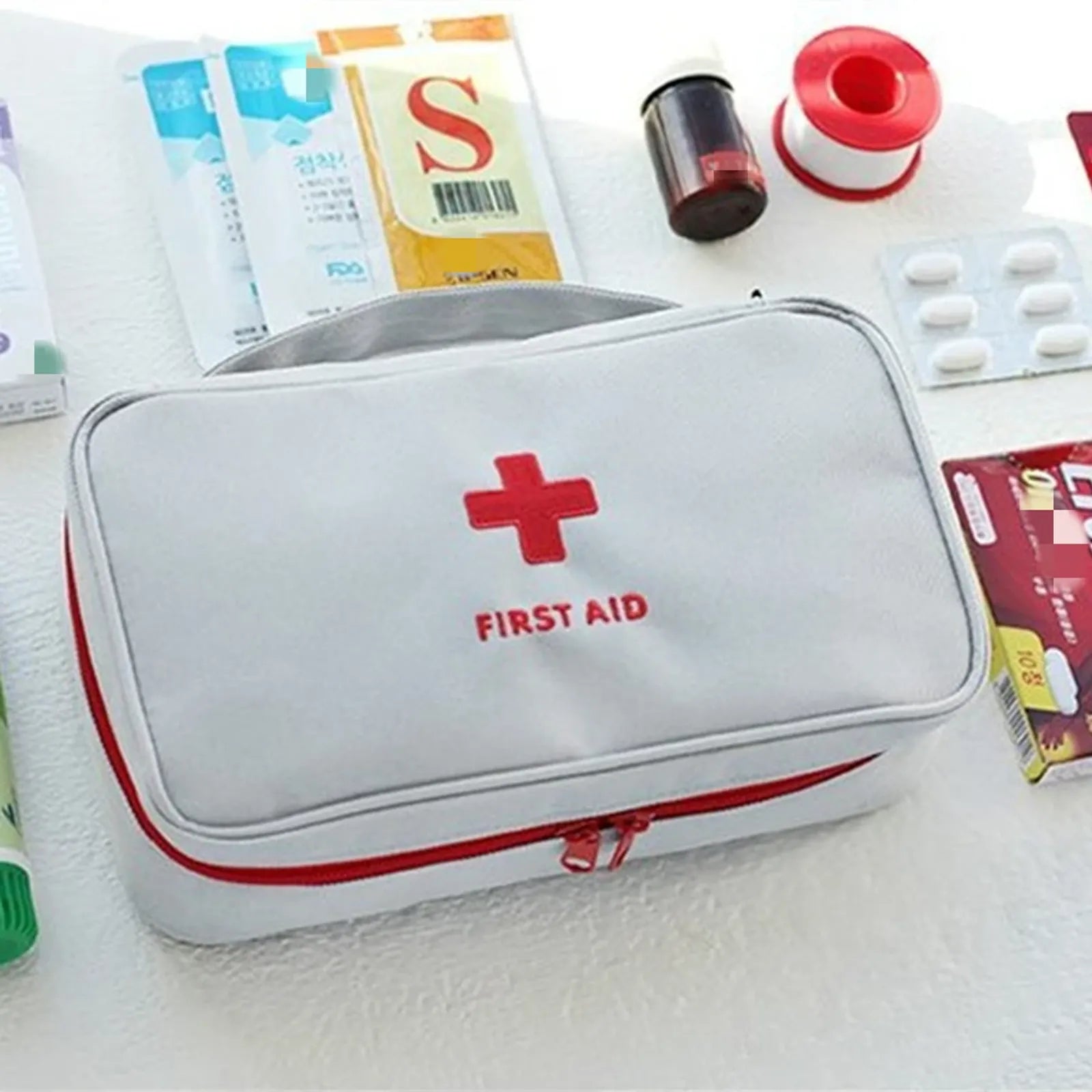 Portable First Aid Kit for Outdoor & Travel