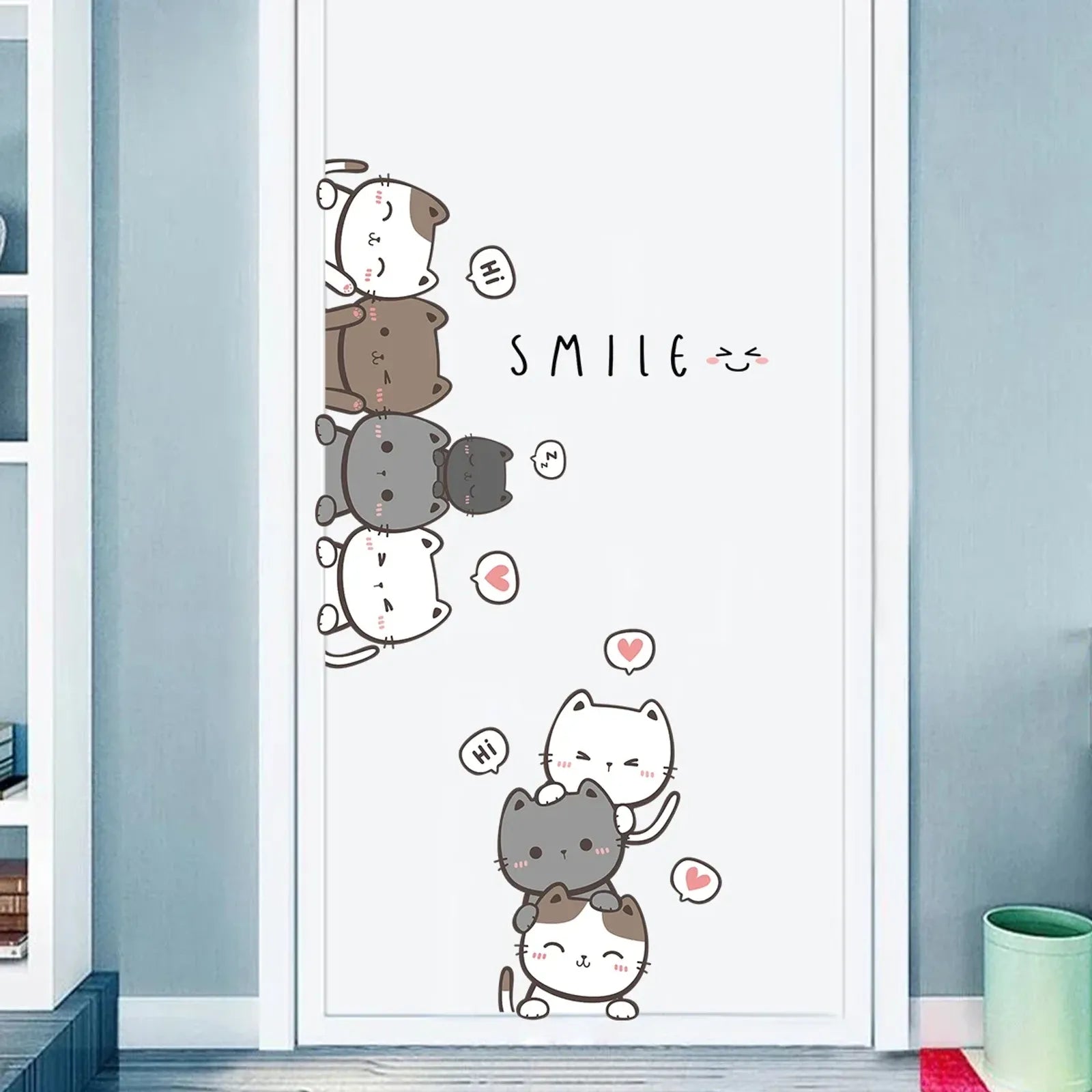 Cute Cat Wall Stickers for Home Decor