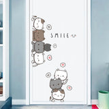Cute Cat Wall Stickers for Home Decor