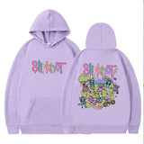 Cute Cartoon Bear Printed Hoodie