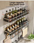 Multifunctional Wall Mounted Seasoning Storage Rack