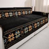 Bohemian Jacquard Chenille Sofa Cover for All Seasons