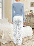 Women's Long Sleeve Autumn Winter Pajama Set
