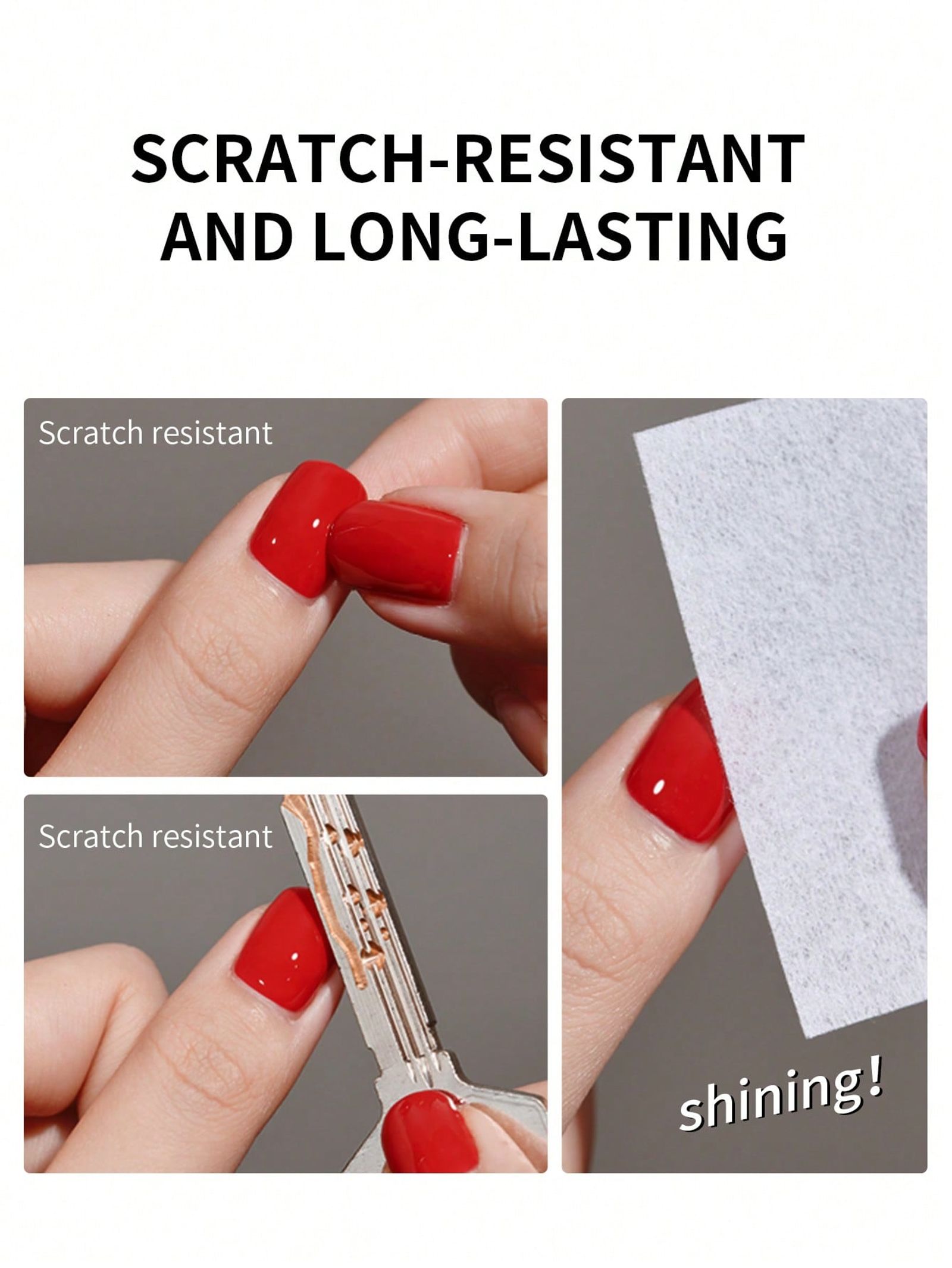 15ml Long Lasting Clear Rubber Top Coat Nail Polish