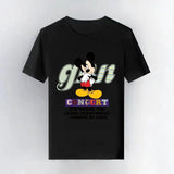 Mickey Mouse Unisex O-Neck Sporty T-Shirt
