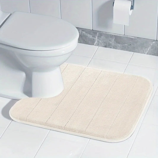 U-Shaped Memory Foam Bathroom Mat