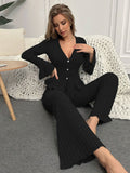 Warm Winter Pajama Set for Women