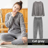 Cozy Coral Fleece Fairy Pajamas for Women