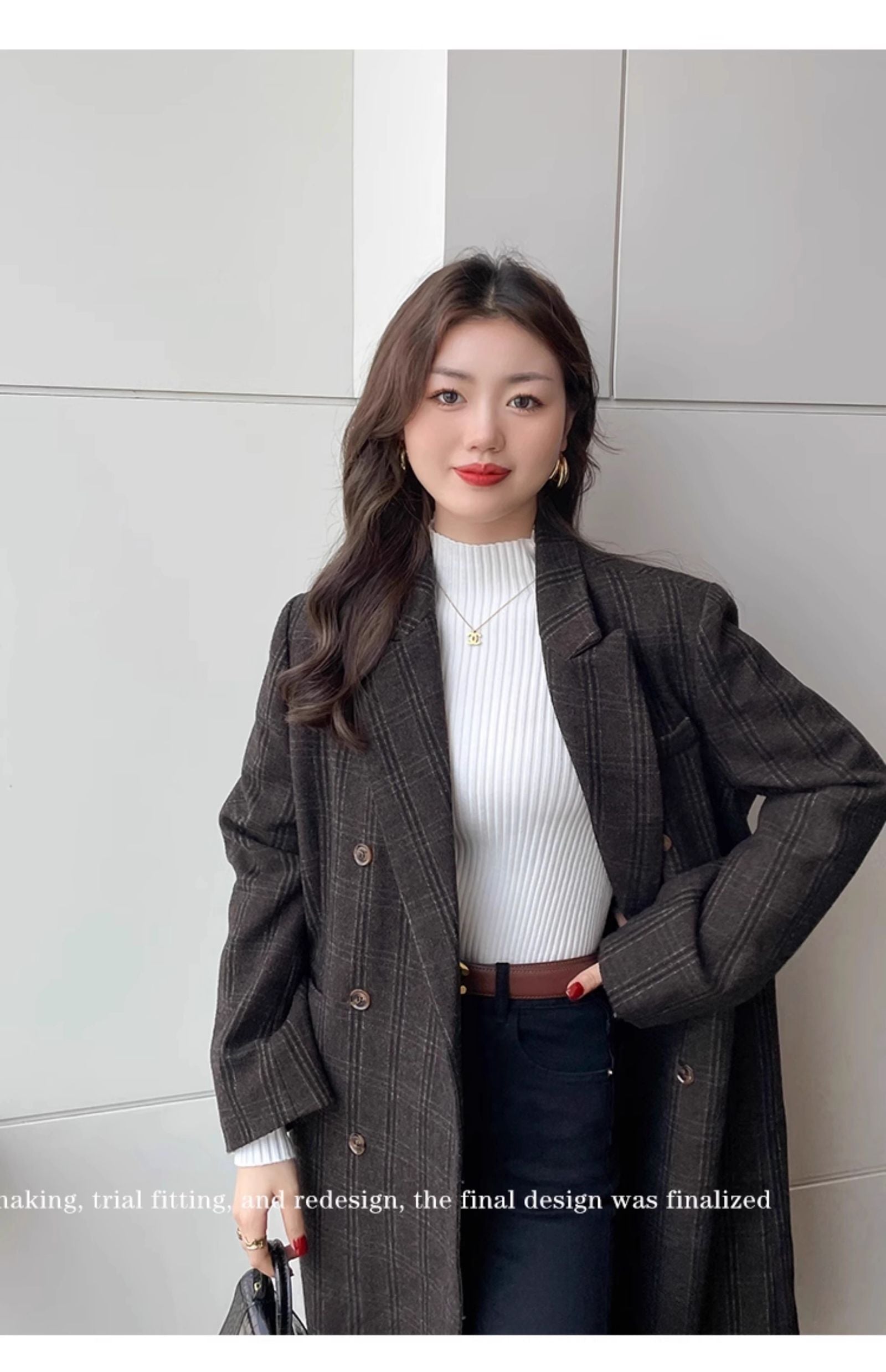 Solid Color Slim Turtleneck Sweater for Women