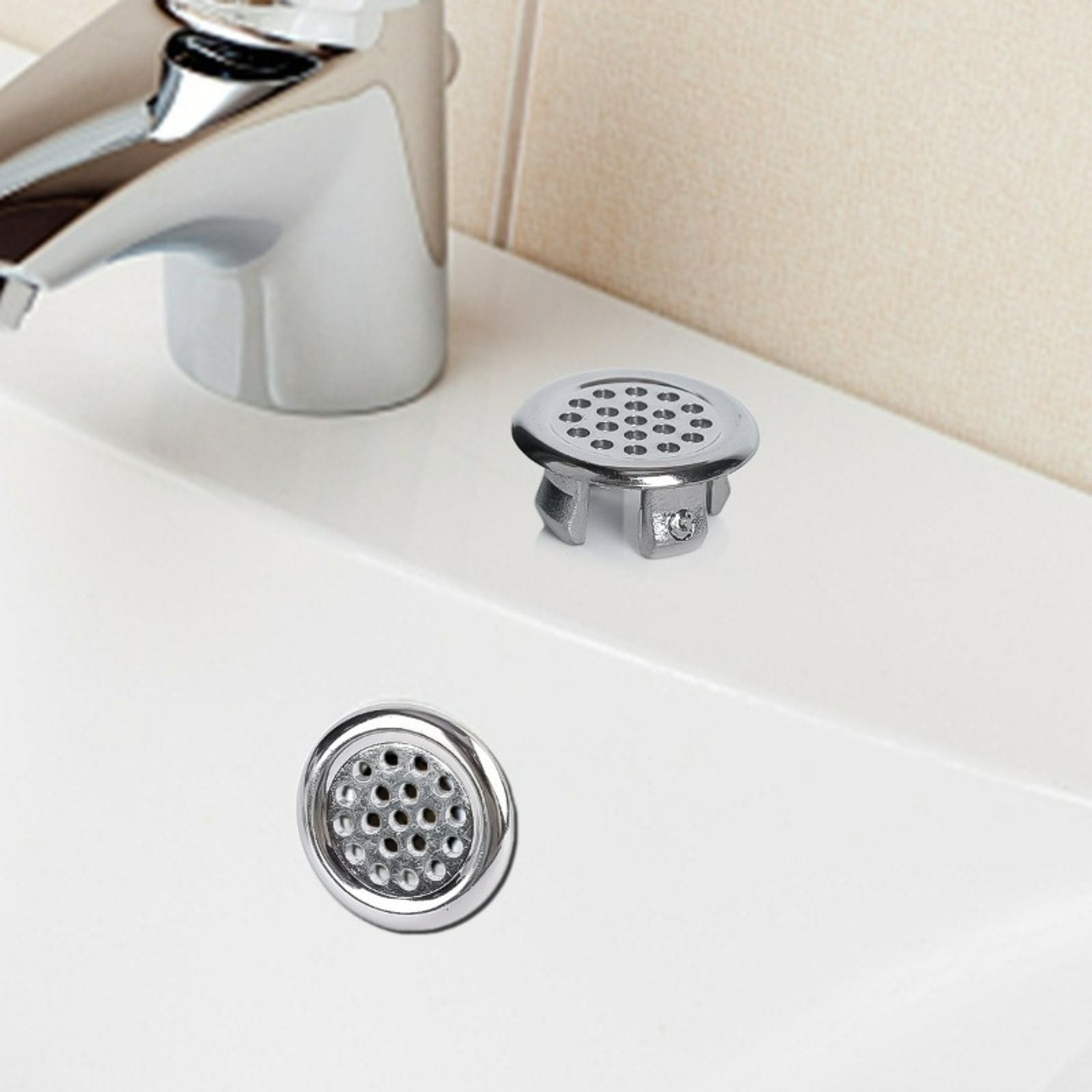 Sink Overflow Ring Cover for Easy Installation