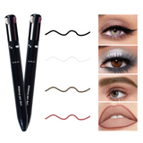 4-in-1 Multi-Functional Lip Liner, Eyeliner & Eyebrow Pencil Set