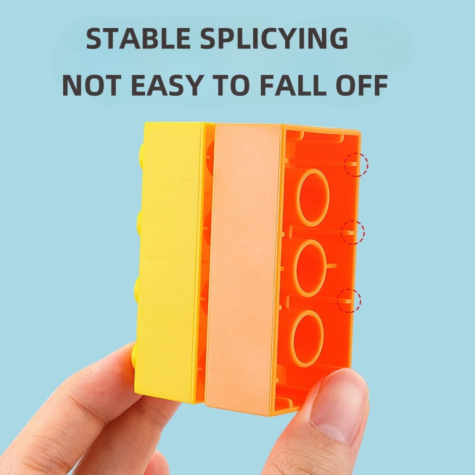 80PCS Creative Colorful Building Blocks Set for Kids