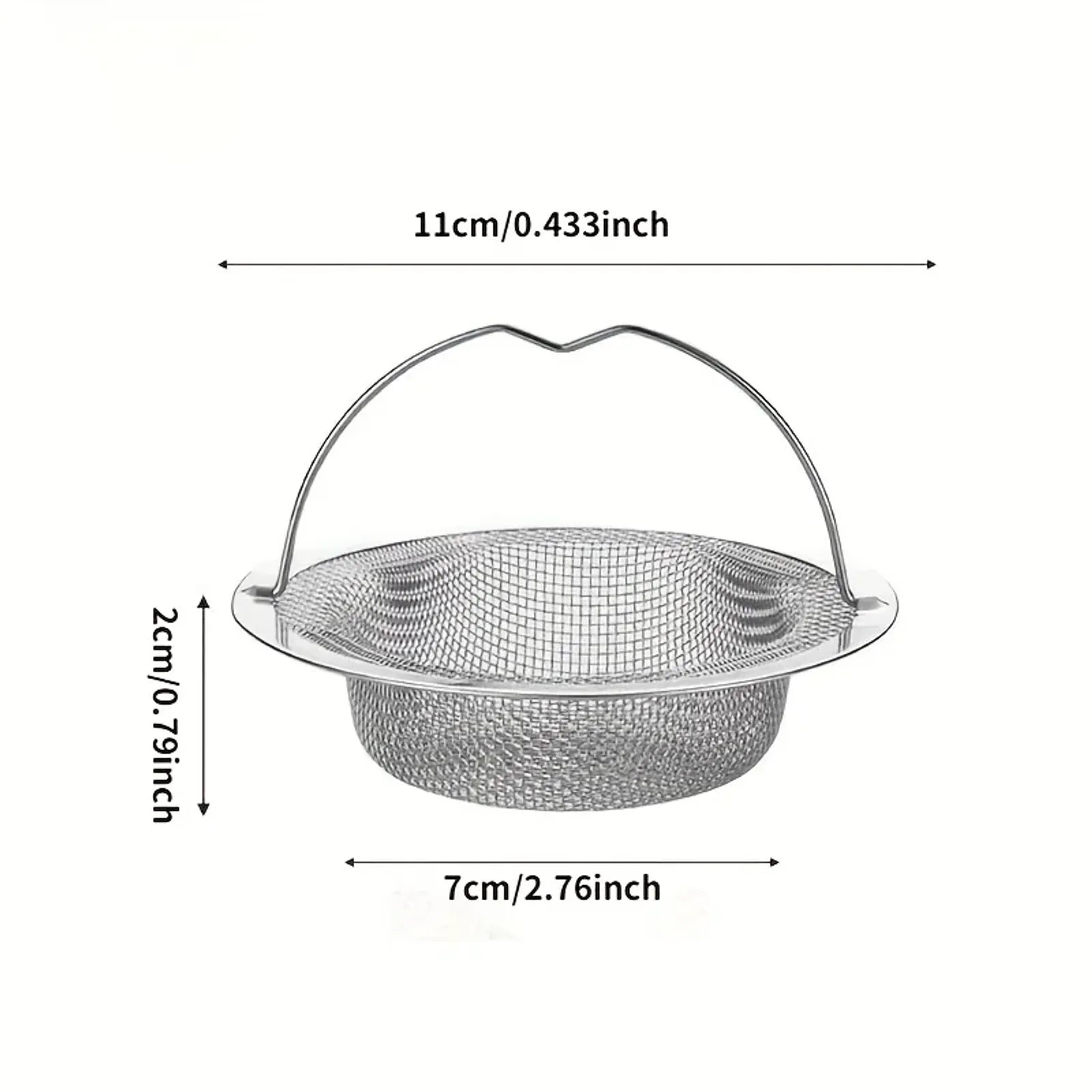 Stainless Steel Bathtub Hair Catcher and Sink Strainer