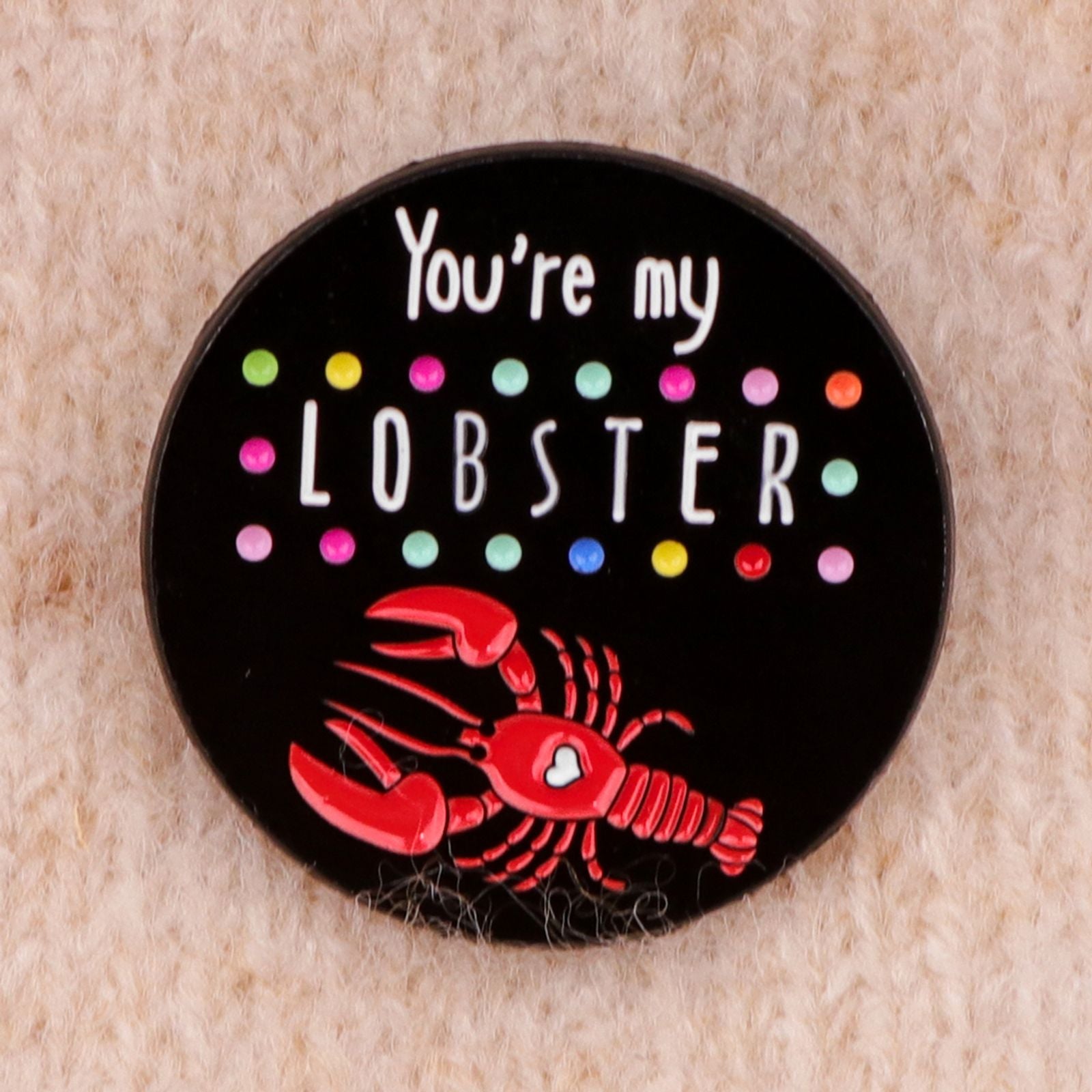 Funny Rose Cake Enamel Pin - Cartoon Brooch for Accessories