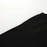 Women’s Black Short Sleeve Crop Top