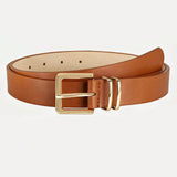 Women's Adjustable Faux Leather Pin Buckle Casual Belt