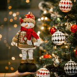 Telescopic Snowman Figure Christmas Decoration