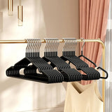 10pcs Durable No-Slip Metal Clothes Hangers