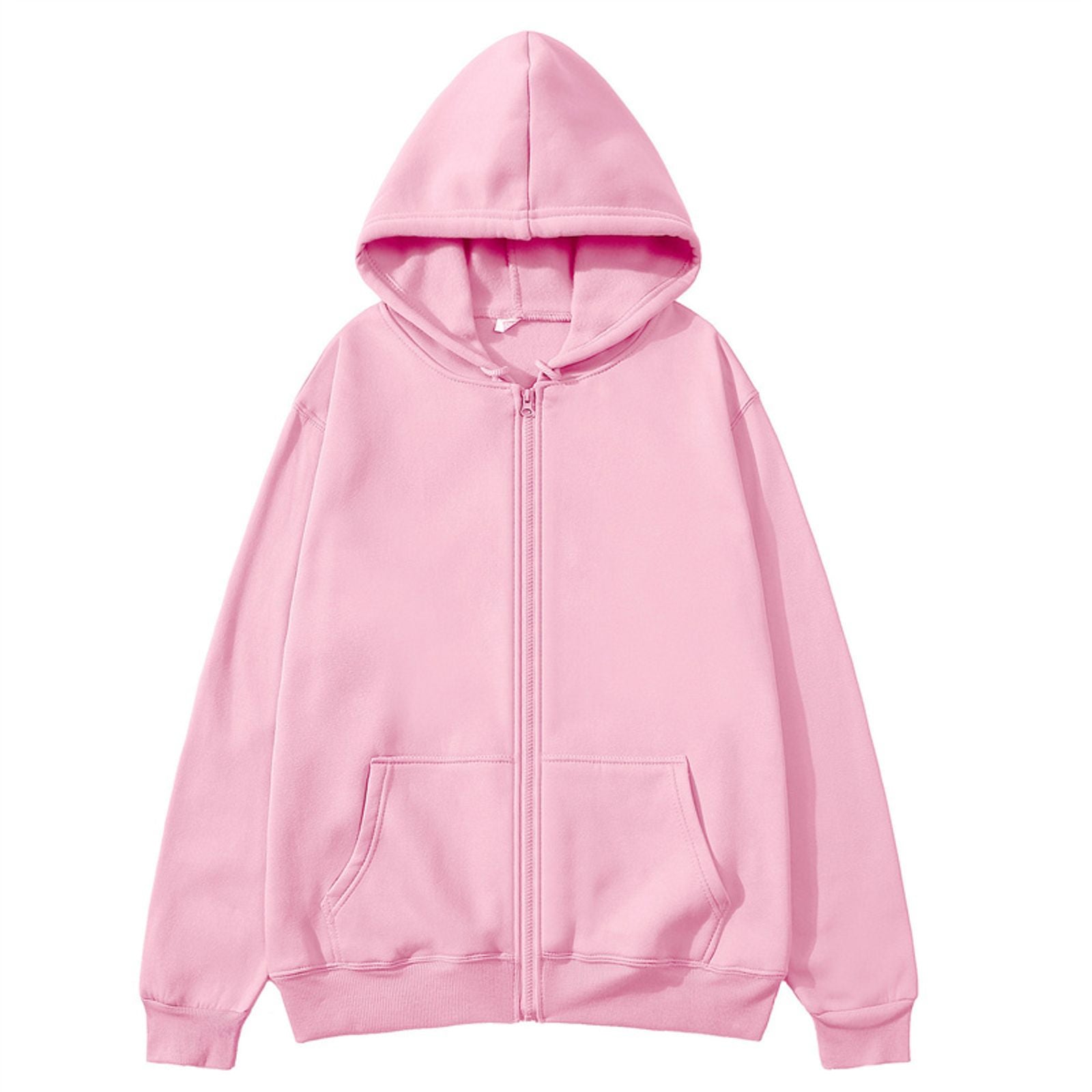 Men's and Women's Fleece Zipper Hoodie Jacket